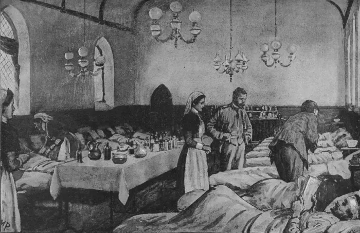 Framed Print : A Church at Ladysmith Used as a Hospital, 1902 Framed Print : A Church at Ladysmith Used as a Hospital, 1902