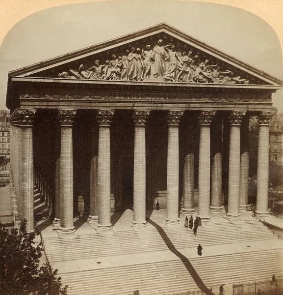 The Church of the Madeline, Paris, France, 1900. Creator: Underwood & Underwood