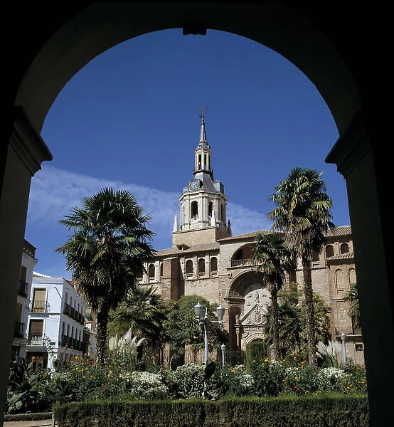 Church of Manzanares in Castile La Mancha