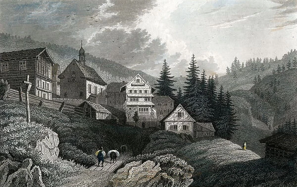 The Church Maria Schnee, Rigi, Switzerland, 1850. Artist: Martini