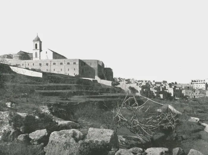 Framed Print : The Church of the Nativity, Bethlehem, Palestine, 1895. Creator: W &s Ltd Framed Print : The Church of the Nativity, Bethlehem, Palestine, 1895. Creator: W &s Ltd
