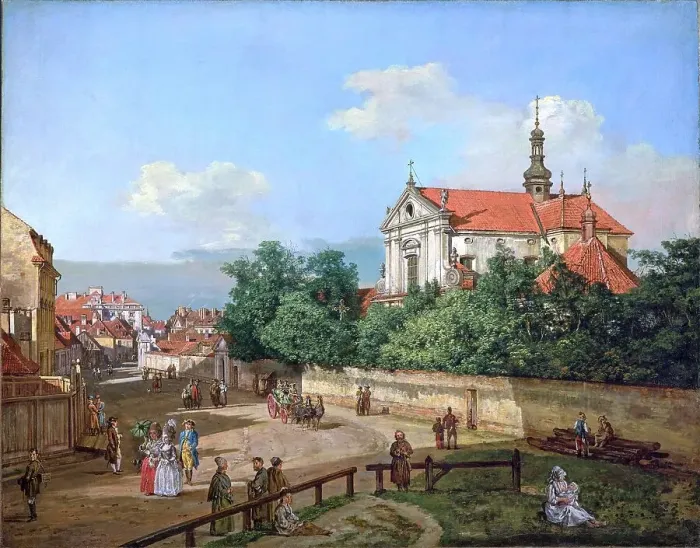 Framed Print : The Church of the Reformed Franciscans, 1779. Creator: Bellotto, Bernardo (1720-1780) Framed Print : The Church of the Reformed Franciscans, 1779. Creator: Bellotto, Bernardo (1720-1780)