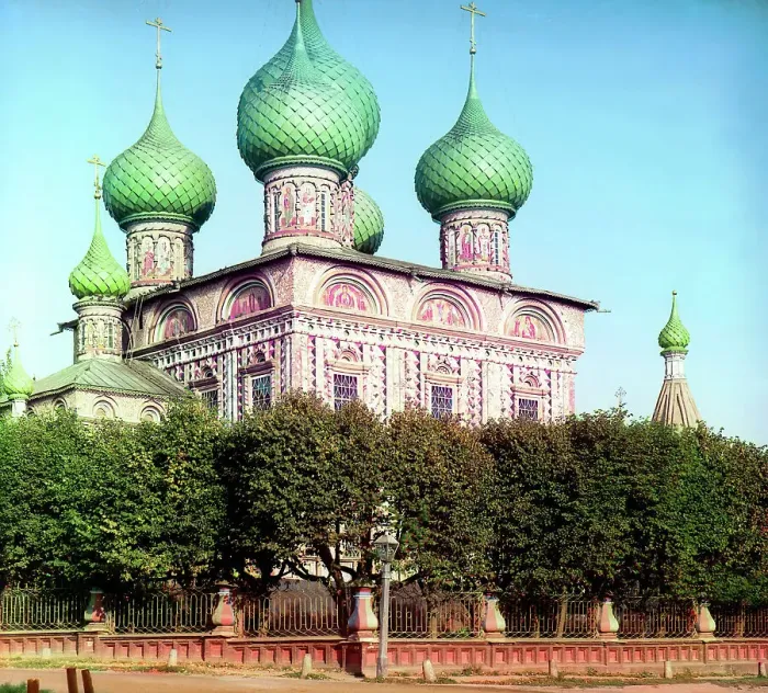 Framed Print : Church of the Resurrection in the Grove, Kostroma, 1910. Creator: Sergey Mikhaylovich Prokudin-Gorsky Framed Print : Church of the Resurrection in the Grove, Kostroma, 1910. Creator: Sergey Mikhaylovich Prokudin-Gorsky