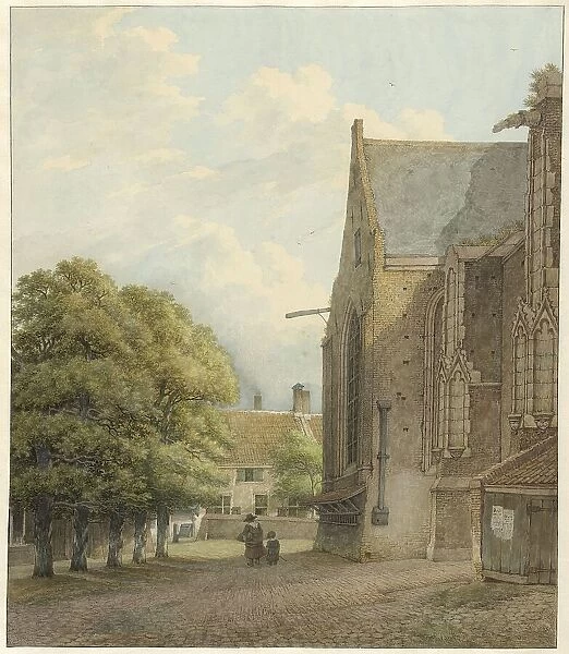 The church in Rhenen, 1813. Creator: Daniel Kerkhoff