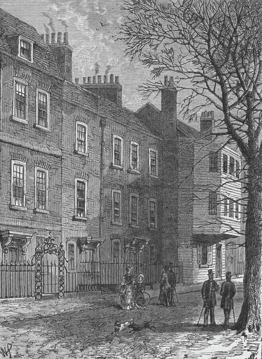 Framed Print : Church Row, Hampstead, 1890 Framed Print : Church Row, Hampstead, 1890