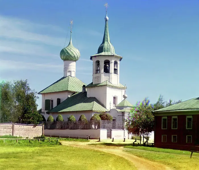 Framed Print : Church of Saint Nicholas the Wonder Worker, on Podozere, Rostov Velikii, 1911. Creator: Sergey Mikhaylovich Prokudin-Gorsky Framed Print : Church of Saint Nicholas the Wonder Worker, on Podozere, Rostov Velikii, 1911. Creator: Sergey Mikhaylovich Prokudin-Gorsky