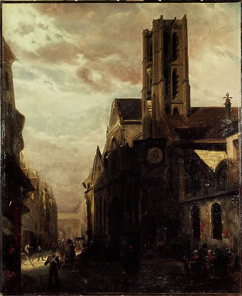The church of Saint-Nicolas-des-Champs, c1830. Creator: Unknown