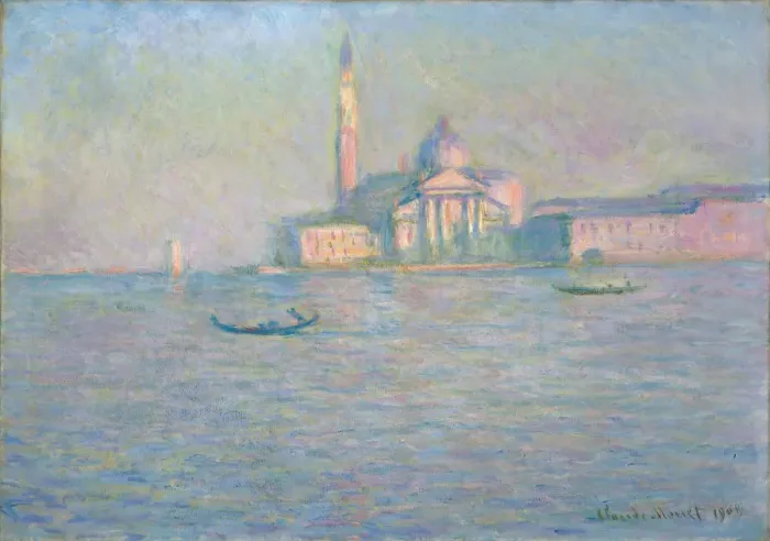 Framed Print : The Church of San Giorgio Maggiore, Venice, 1908. Artist: Monet, Claude (1840-1926)