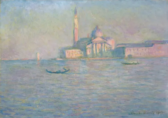 Framed Print : The Church of San Giorgio Maggiore, Venice, 1908. Creator: Claude Monet Framed Print : The Church of San Giorgio Maggiore, Venice, 1908. Creator: Claude Monet