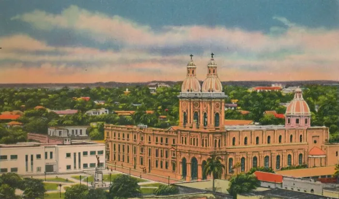Framed Print : Church of San Jose, Barranquilla, c1940s Framed Print : Church of San Jose, Barranquilla, c1940s