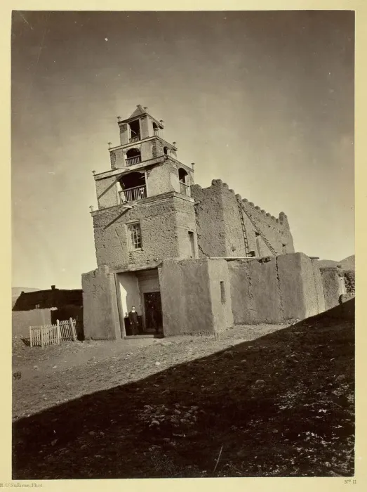 Framed Print : The Church of San Miguel, the Oldest in Santa Fe, N. M. 1873. Creator: Tim O Sullivan Framed Print : The Church of San Miguel, the Oldest in Santa Fe, N. M. 1873. Creator: Tim O Sullivan