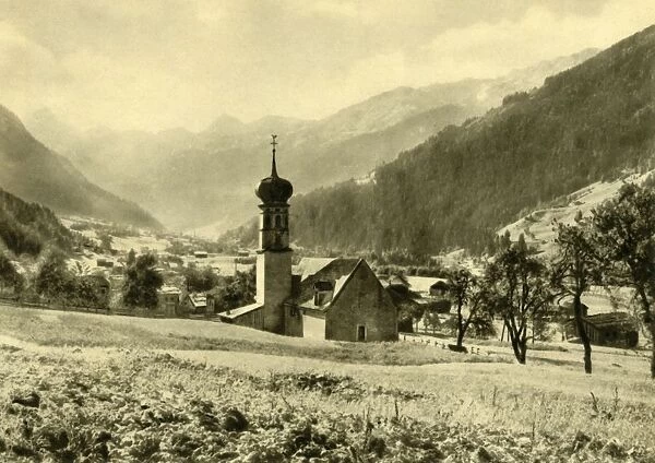 The church of Sankt Nikolaus at Gortipohl, Austria, c1935. Creator: Unknown