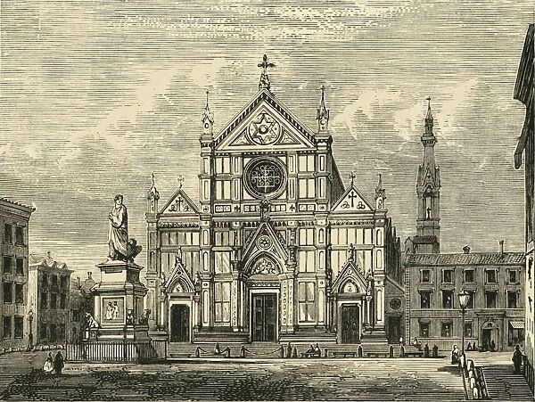 Church of Santa Croce, Florence, 1890. Creator: Unknown