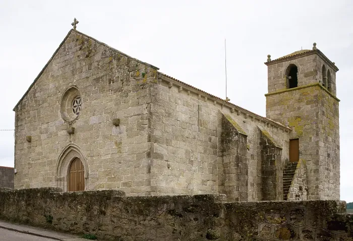 Framed Print : Church of Santa Maria da Atalaia, Ponteceso, Galicia, Spain, late 14th century (2000). Creator: LTL Framed Print : Church of Santa Maria da Atalaia, Ponteceso, Galicia, Spain, late 14th century (2000). Creator: LTL
