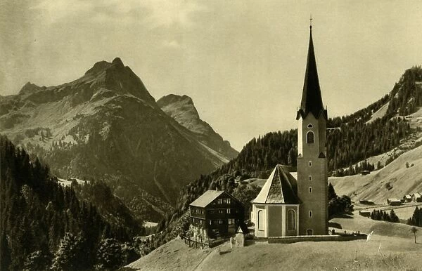 Church at Schrocken, Bregenzerwald, Austria, c1935. Creator: Unknown
