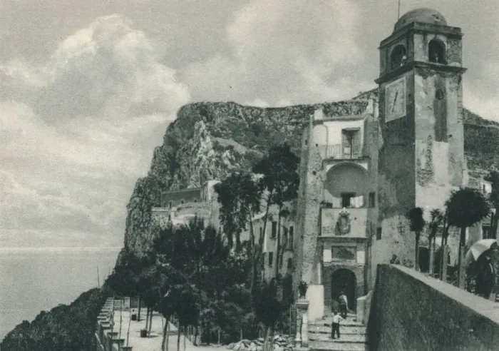 Framed Print : Church on the shore, Capri, Italy, 1927. Artist: Eugen Poppel Framed Print : Church on the shore, Capri, Italy, 1927. Artist: Eugen Poppel