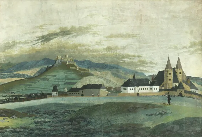 Framed Print : Church at Spis, 1827. Creator: Gustav Muller Framed Print : Church at Spis, 1827. Creator: Gustav Muller