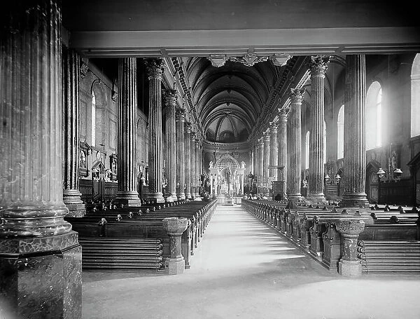 Church of St. Anne de Beaupre (interior), Quebec, between 1890 and 1901. Creator: Unknown