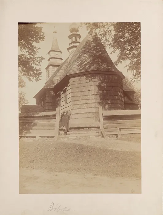 Framed Print : Church of St Catherine (non-existent) - general view from the south-east, Bobrka, 1898. Creator: Unknown Framed Print : Church of St Catherine (non-existent) - general view from the south-east, Bobrka, 1898. Creator: Unknown