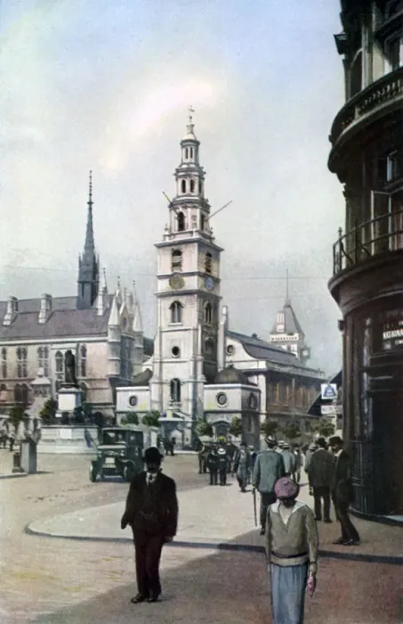 Framed Print : Church of St Clement Danes, London, c1930s. Artist: Spencer Arnold Framed Print : Church of St Clement Danes, London, c1930s. Artist: Spencer Arnold