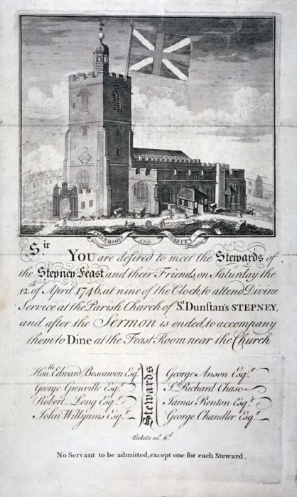 Framed Print : Church of St Dunstan and All Saints, Stepney, London, 1746. Artist Framed Print : Church of St Dunstan and All Saints, Stepney, London, 1746. Artist