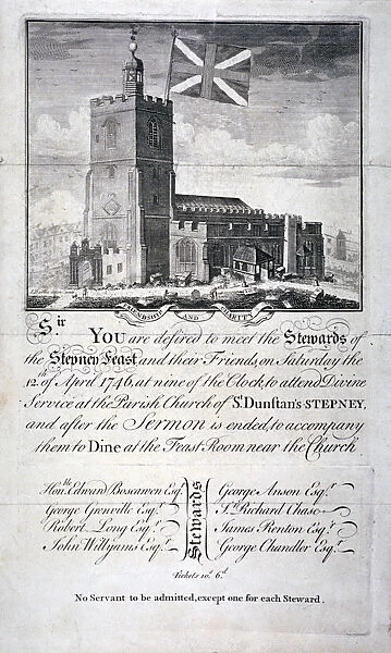 Church of St Dunstan and All Saints, Stepney, London, 1746. Artist