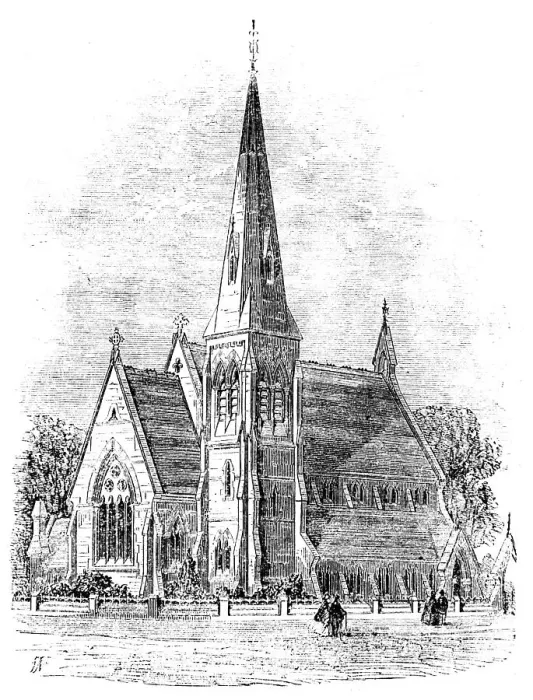 Framed Print : Church of St. Luke, South Myton, Hull, 1862. Creator: Unknown Framed Print : Church of St. Luke, South Myton, Hull, 1862. Creator: Unknown