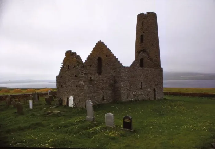 Framed Print : Church of St. Magnus, 12th century, Isle of Egilsay, Orkney, Scotland, 20th century. Artist: CM Dixon Framed Print : Church of St. Magnus, 12th century, Isle of Egilsay, Orkney, Scotland, 20th century. Artist: CM Dixon