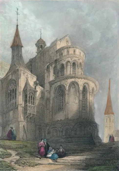 Framed Print : The Church of St. Maria. Cologne, 1834. Artist: James Redaway Framed Print : The Church of St. Maria. Cologne, 1834. Artist: James Redaway
