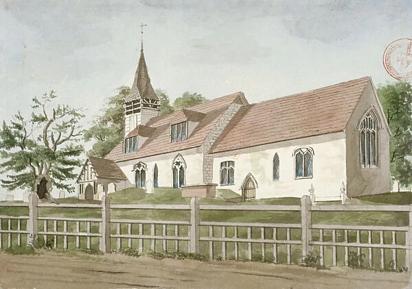 Church of St Mary, Norwood, Middlesex, c1800