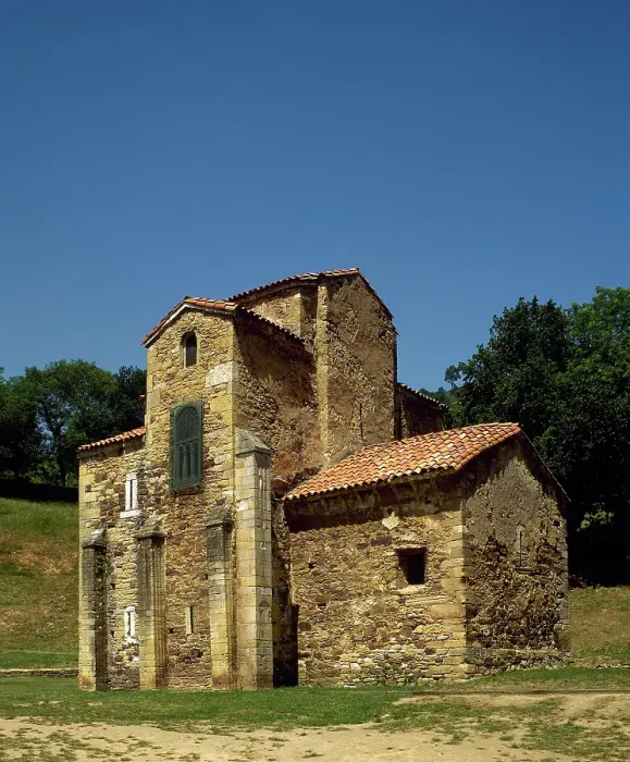 Framed Print : Church of St Michael of Lillo, Oviedo, Spain, 9th century (2002). Creator: LTL Framed Print : Church of St Michael of Lillo, Oviedo, Spain, 9th century (2002). Creator: LTL