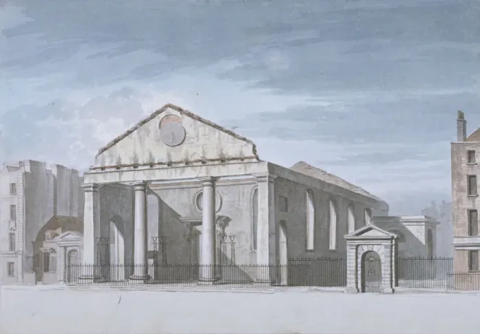 Framed Print : Church of St Paul, Covent Garden, Westminster, London, 1795