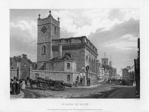 Church of St Peter le Bailey, Oxford, 1835. Artist: John Le Keux