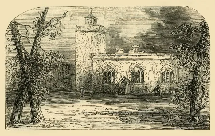 Framed Print : The Church of St. Peter on Tower Green, c1872. Creator: Unknown Framed Print : The Church of St. Peter on Tower Green, c1872. Creator: Unknown
