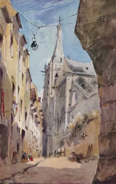 Framed Print : The Church of St. Severin, Paris, 1831, (1930). Creator: James Holland Framed Print : The Church of St. Severin, Paris, 1831, (1930). Creator: James Holland