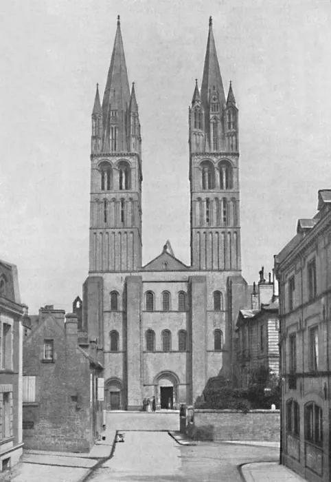 Framed Print : Church of St. Stephen (Abbaye Aux Hommes), Caen. 1902. Artist: Neurdein Framed Print : Church of St. Stephen (Abbaye Aux Hommes), Caen. 1902. Artist: Neurdein