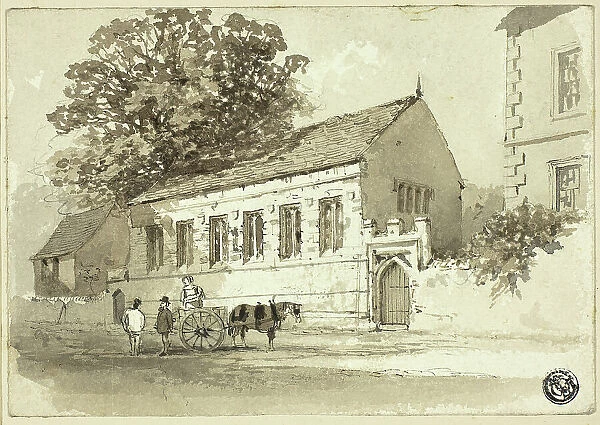 Church Street, Grantham, c. 1860. Creator: Alfred Rimmer