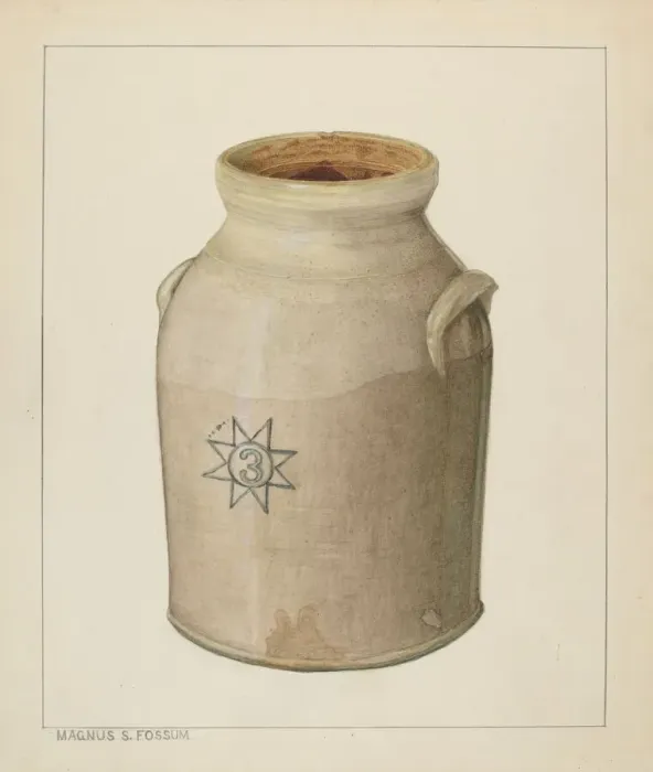 Framed Print : Churn, c. 1936. Creator: Magnus S. Fossum Framed Print : Churn, c. 1936. Creator: Magnus S. Fossum
