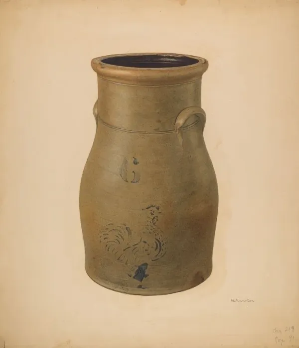 Framed Print : Churn, c. 1938. Creator: Nicholas Amantea Framed Print : Churn, c. 1938. Creator: Nicholas Amantea