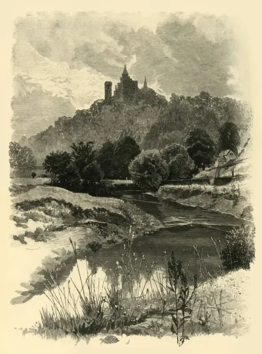 Framed Print : On the Churnet, near Alton Towers, 1898. Creator: Unknown Framed Print : On the Churnet, near Alton Towers, 1898. Creator: Unknown