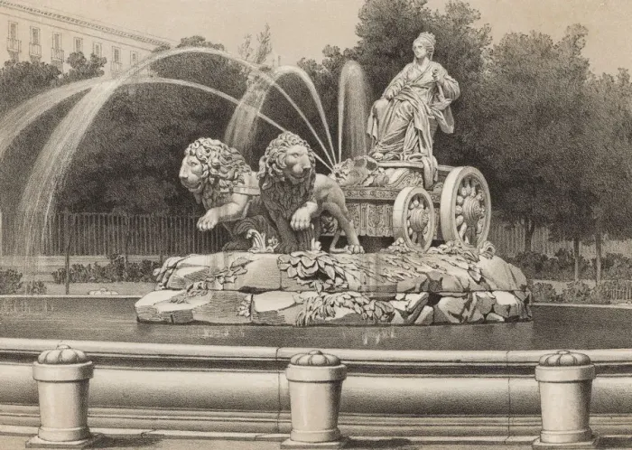 Framed Print : Cibeles Fountain of Madrid, was installed in 1782, work by Francisco Gutierrez Framed Print : Cibeles Fountain of Madrid, was installed in 1782, work by Francisco Gutierrez