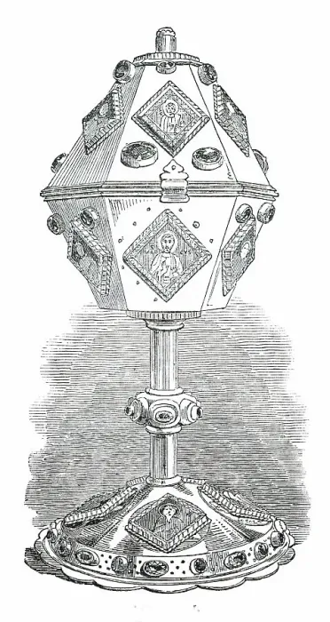 Framed Print : Ciborium, 1850. Creator: Unknown Framed Print : Ciborium, 1850. Creator: Unknown