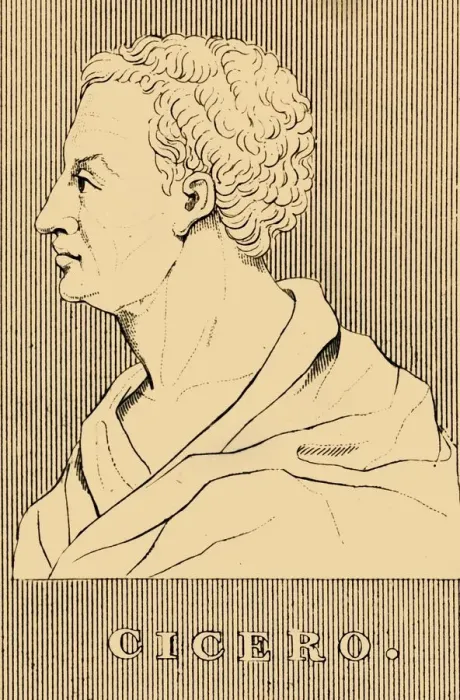 Framed Print : Cicero, (106-43 BC), 1830. Creator: Unknown Framed Print : Cicero, (106-43 BC), 1830. Creator: Unknown
