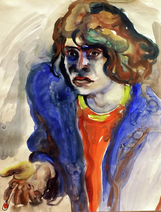 Framed Print : The cigarette break (Self-portrait), 1931. Creator: Lohse-Wachtler, Elfriede (1899-1940) Framed Print : The cigarette break (Self-portrait), 1931. Creator: Lohse-Wachtler, Elfriede (1899-1940)