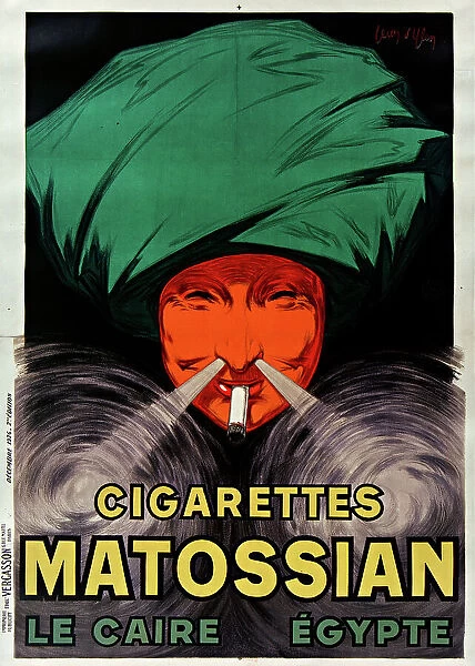 Cigarettes Matossian, 1926. Creator: Cappiello, Leonetto (1875-1942)