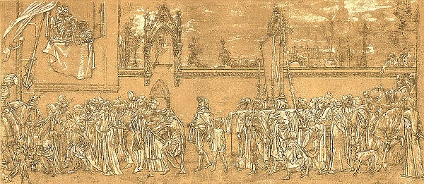 The Cimabue Procession'. A Fac-Simile of Original Drawings by Sir Frederick Leighton... c1880-83. Creator: Frederic Leighton
