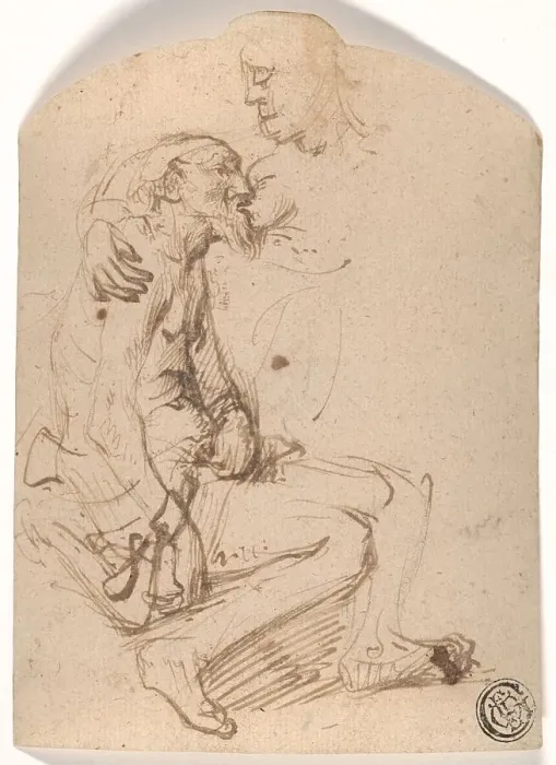 Framed Print : Cimon and Pero, c.1635. Creator: Govaert Flinck Framed Print : Cimon and Pero, c.1635. Creator: Govaert Flinck