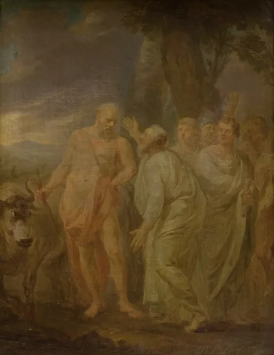 Framed Print : Cincinnatus, 1795. Creator: Marcello Bacciarelli