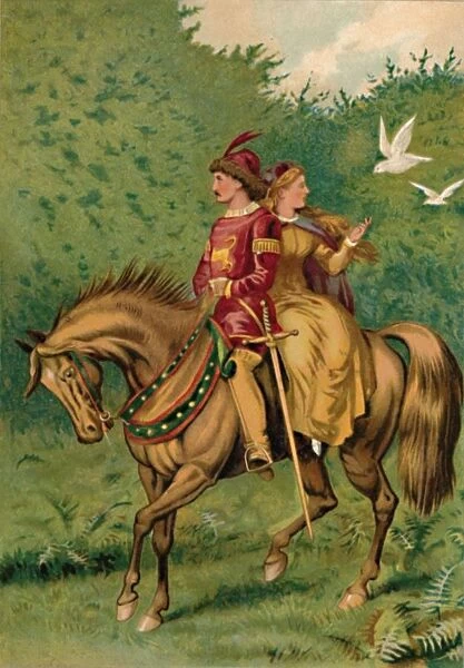 Cinderella and the Prince, 1901. Artist: Edward Henry Wehnert