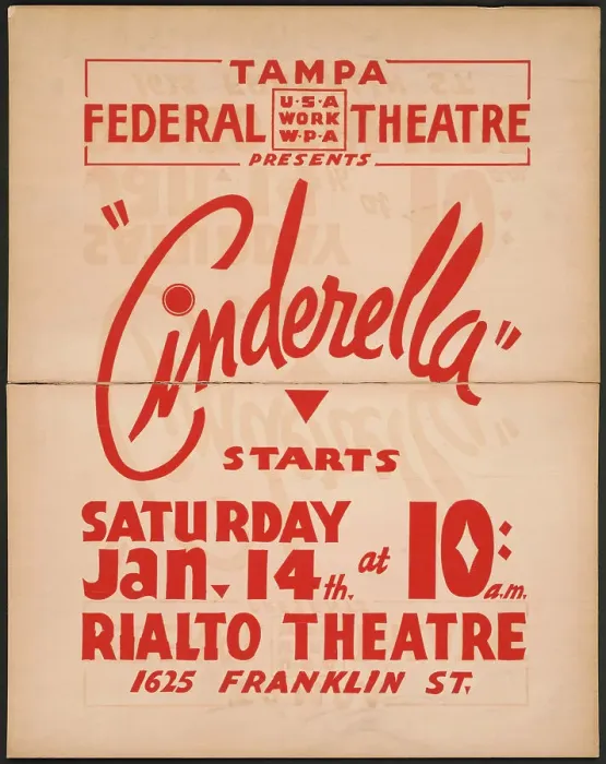 Framed Print : Cinderella, Tampa, FL, 1936. Creator: Unknown Framed Print : Cinderella, Tampa, FL, 1936. Creator: Unknown